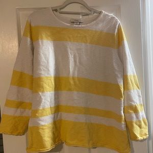 Westport yellow striped sweater